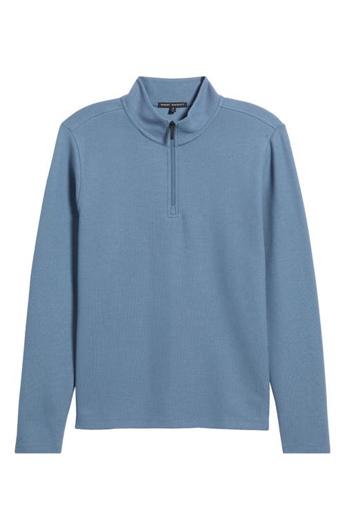 Robert Barakett Karuna Half Zip Pullover In Blue