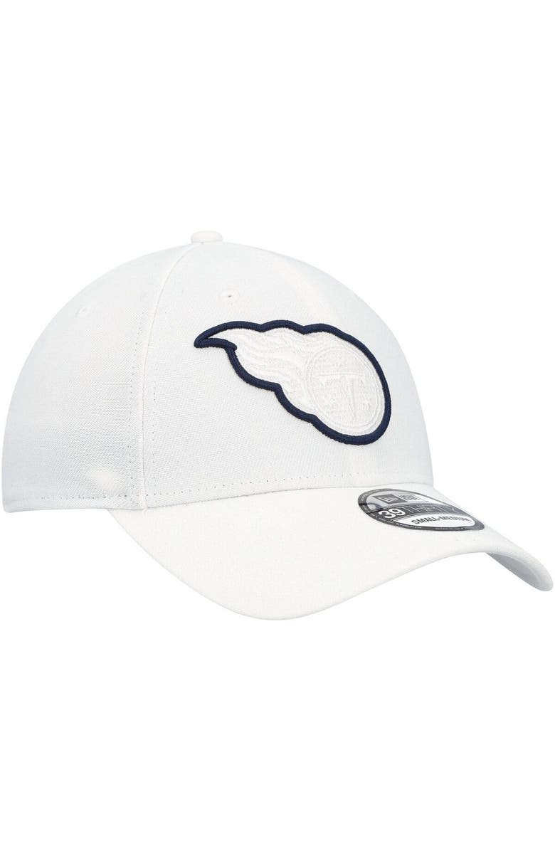 New Era Men's New Era White Tennessee Titans Team White Out 39THIRTY Flex Hat, Alternate, color, 