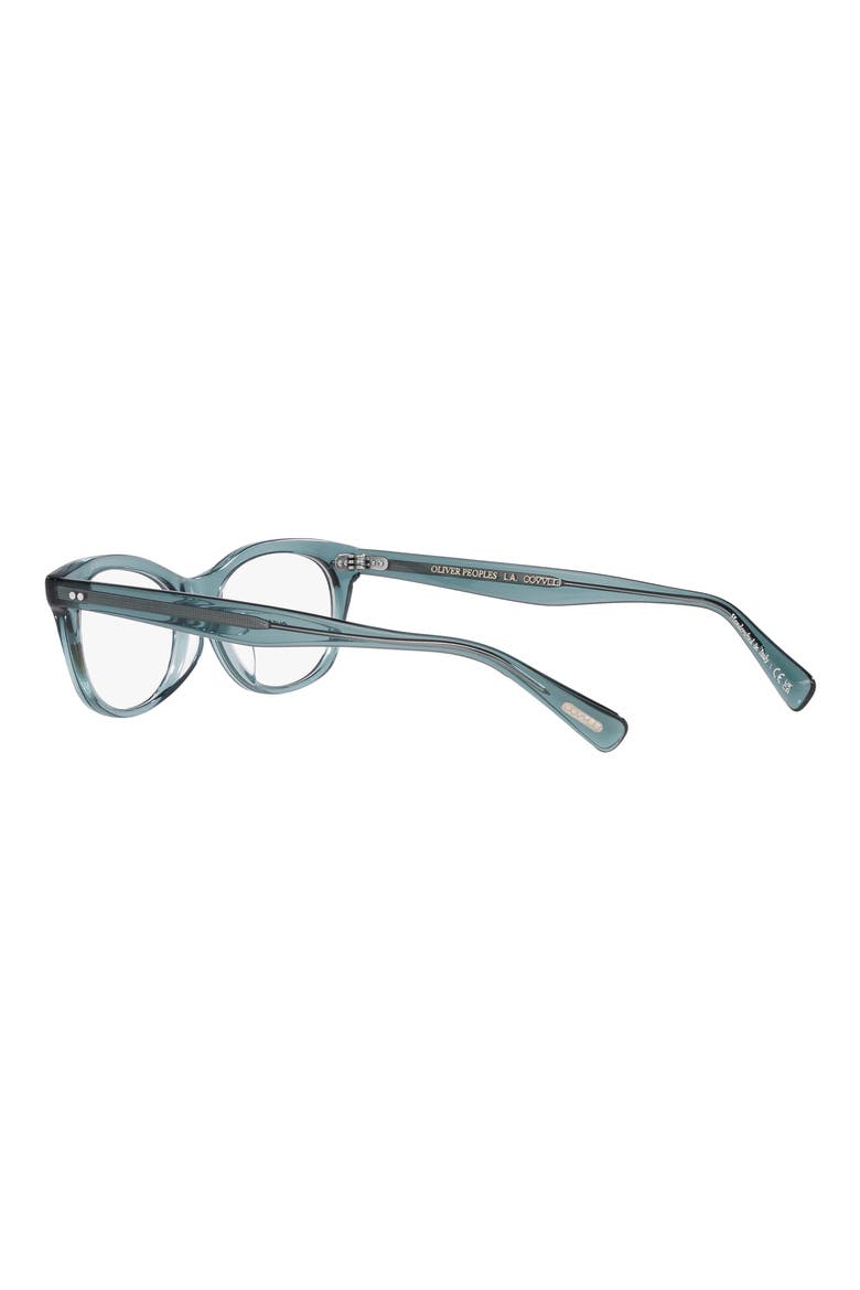 Dezerai 51mm Oval Optical Glasses, Alternate, color, DARK BLUE