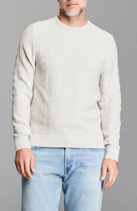 Geo Links Cotton Sweater
