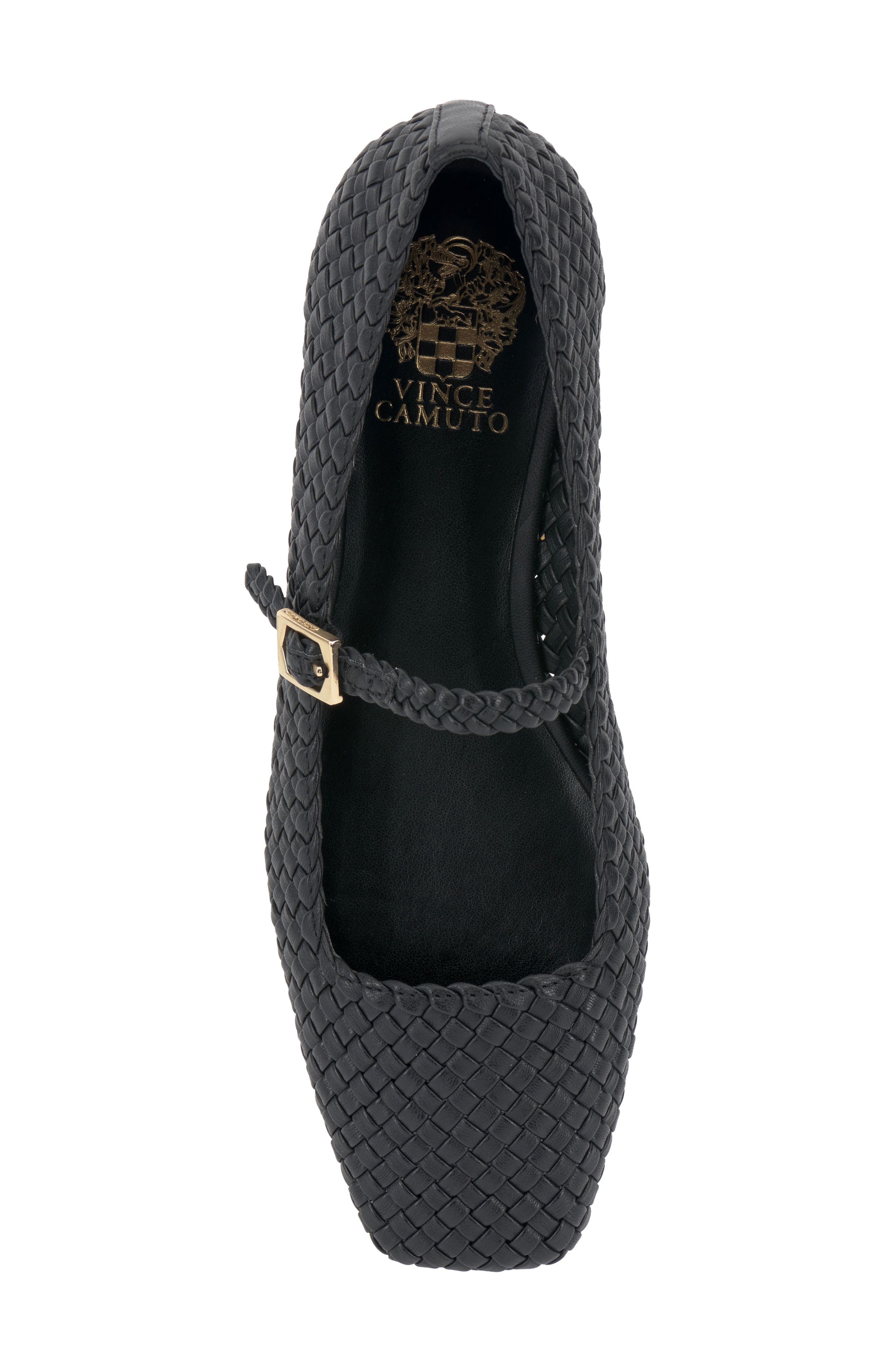 Vince Camuto Vinley Mary Jane Square Toe Flat, Alternate, color, 
