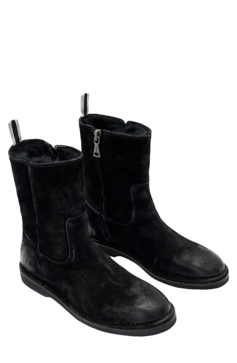 Varick Leather Zip Boot