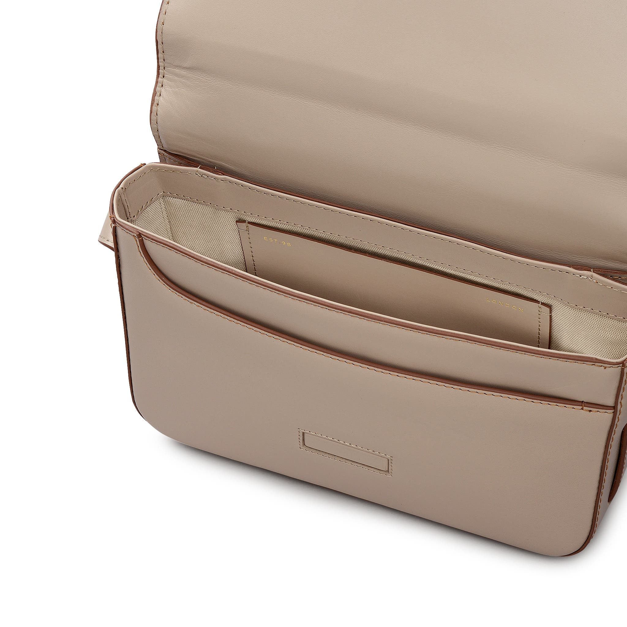Pocket Street Small Flapover Crossbody Bag, Alternate, color, Porcini