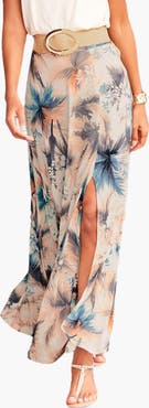 LASCANA Women's Side Slit Maxi Skirt