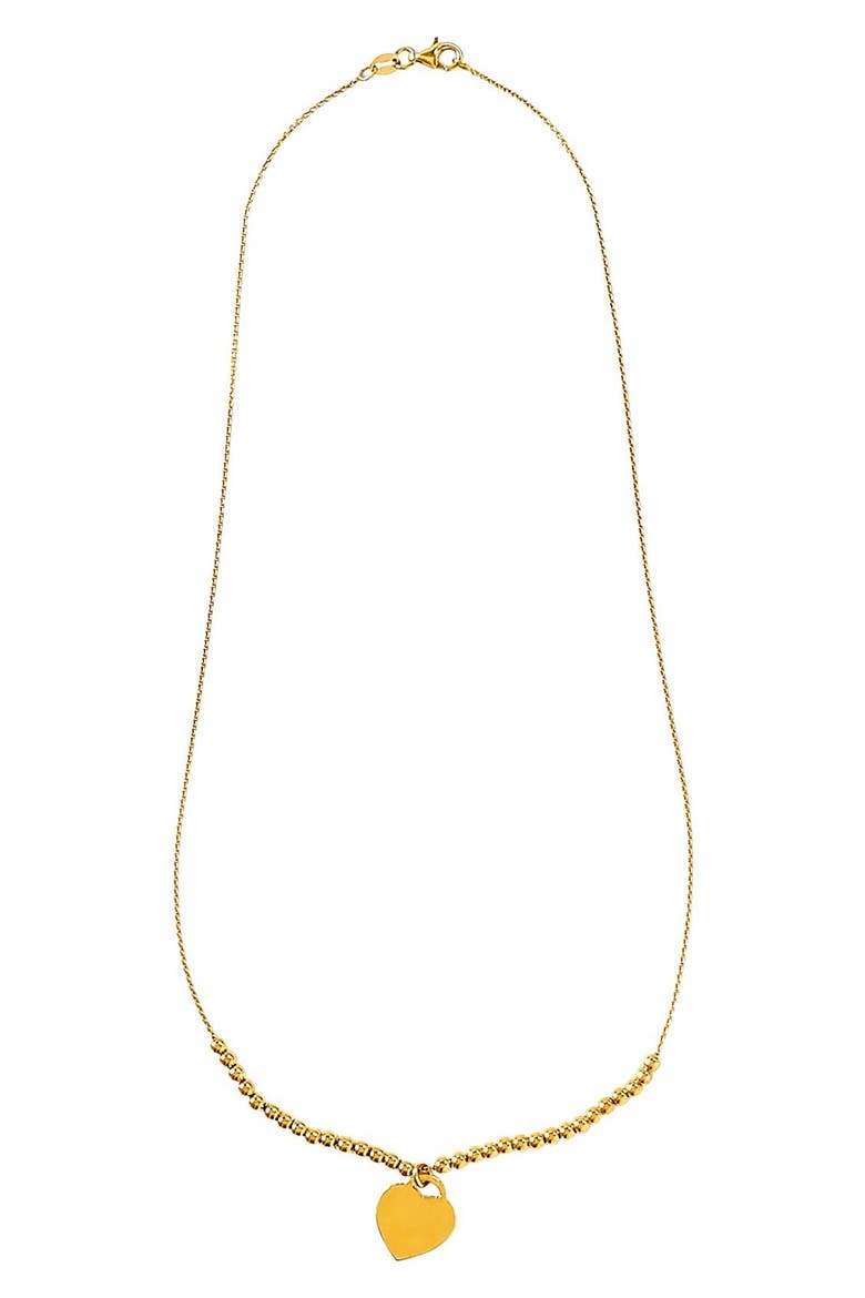 Heart Pendant Necklace, Alternate, color, GOLD