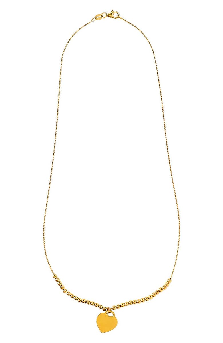 AMERICAN EXCHANGE Heart Pendant Necklace, Alternate, color, Gold