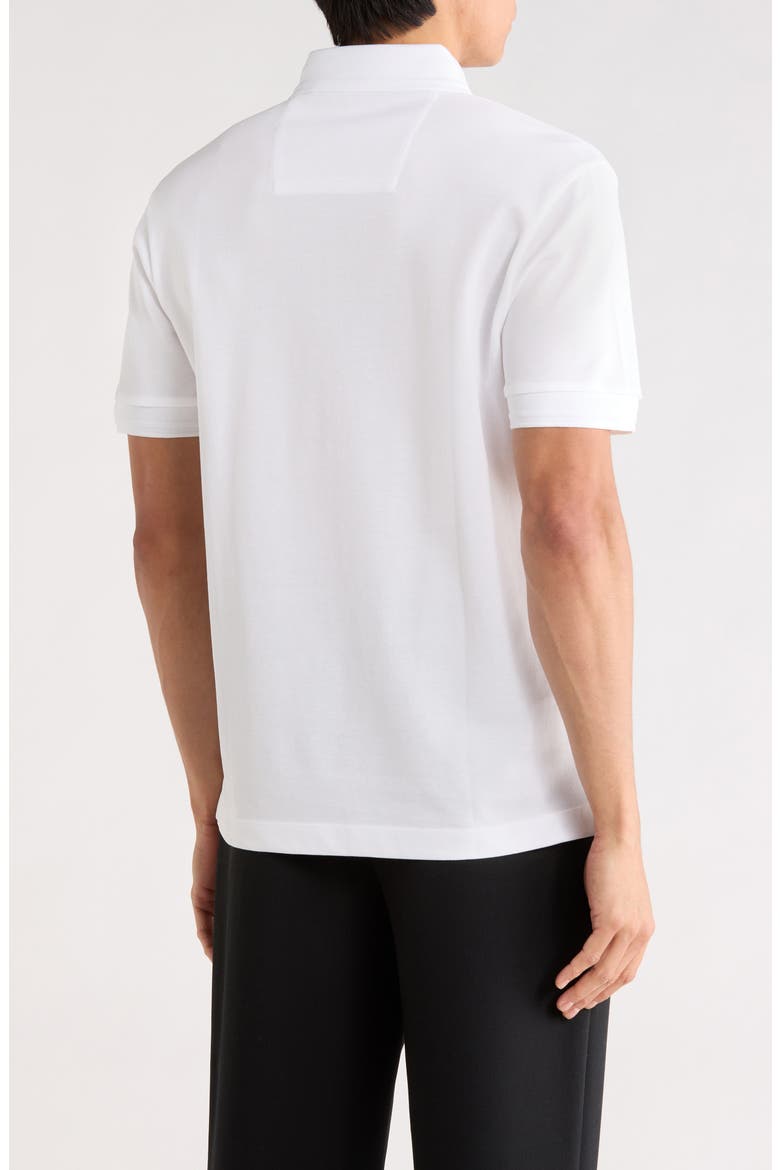 Parris Cotton Knit Polo, Alternate, color, WHITE