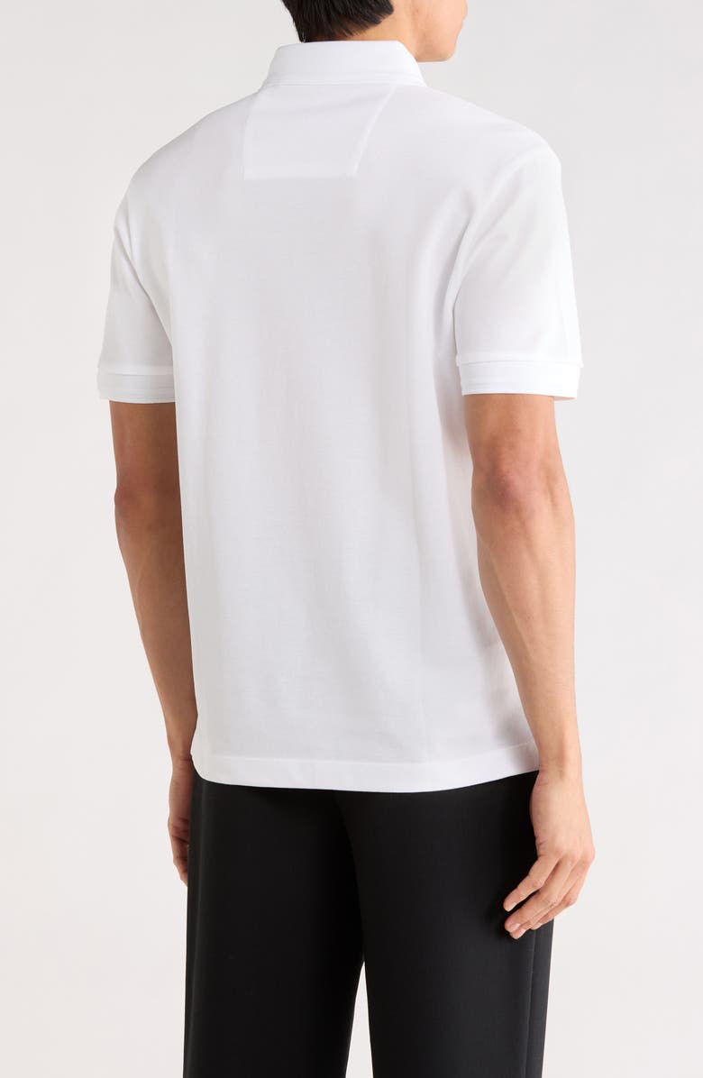 BOSS Parris Cotton Knit Polo, Alternate, color, White
