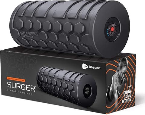 Surger Vibrating Foam Roller for Fitness & Mobility  4Speed Foam Roller
