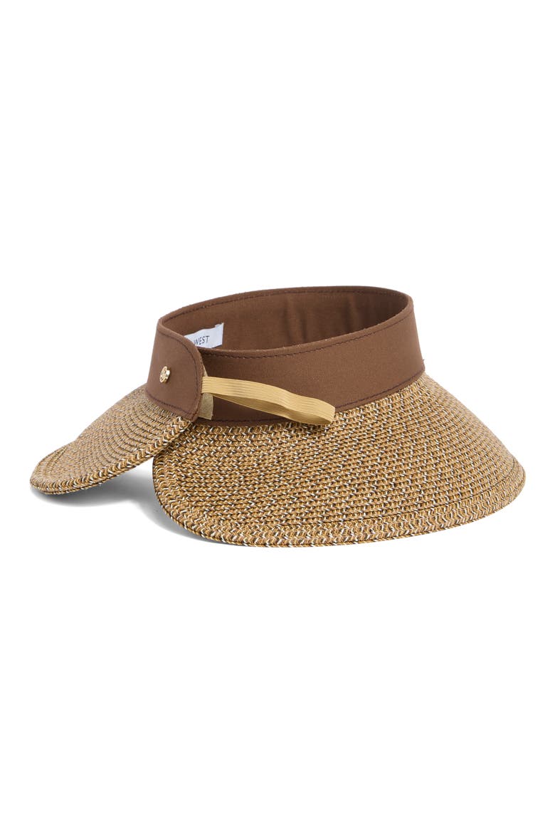 Roll-Up Visor, Alternate, color, BROWN MULTI