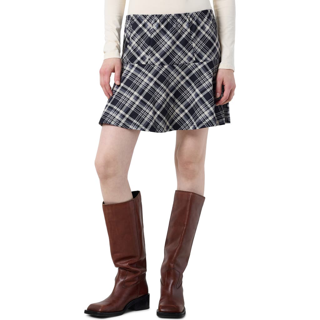 NOISY MAY NOISY MAY DESTINY JADE PLAID A-LINE MINISKIRT