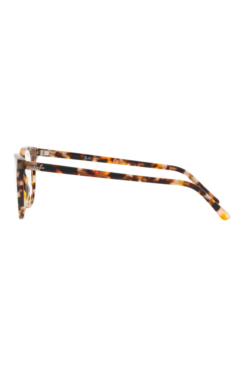 Elliot 50mm Irregular Optical Glasses, Alternate, color, GREY HAVANA