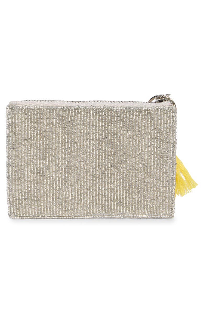Collection XIIX Lemonade Beaded Coin Purse, Alternate, color, Grey Multi