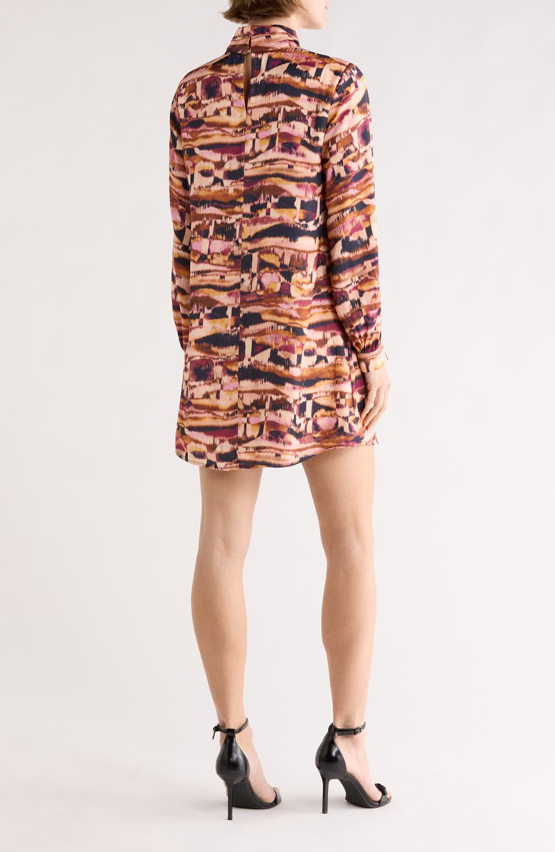 Tart Darcila Long Sleeve Shift Dress, Alternate, color, Abstract Stripe