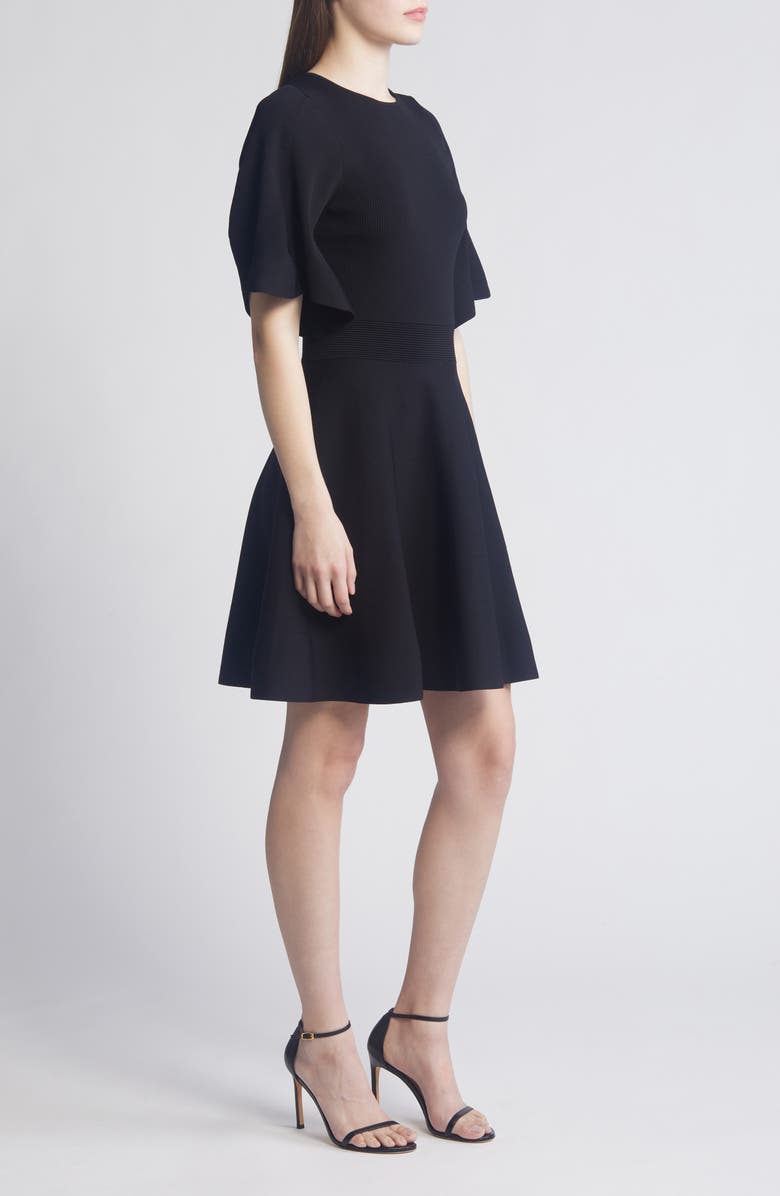 Ted Baker London Olivia Rib Fit & Flare Dress, Alternate, color,