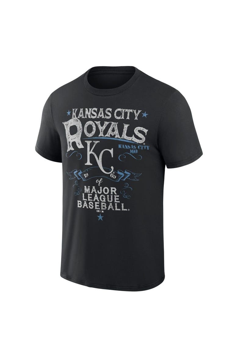 Men's Darius Rucker Collection by Fanatics  Black Kansas City Royals Beach Splatter T-Shirt, Alternate, color, Black