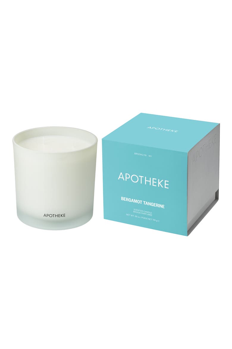 Bergamot Tangerine Three-Wick Scented Candle, Main, color, NO COLOR