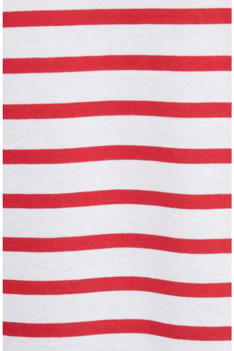 MINQUIERS MODERN - Breton Striped Shirt, Alternate, color, WHITE/ RED