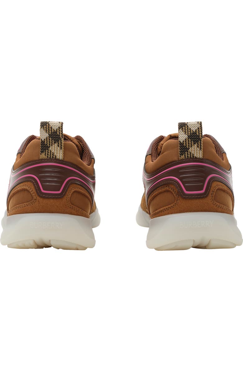 Burberry Check Matrix Sport Sneakers, Alternate, color, Chestnut Brown