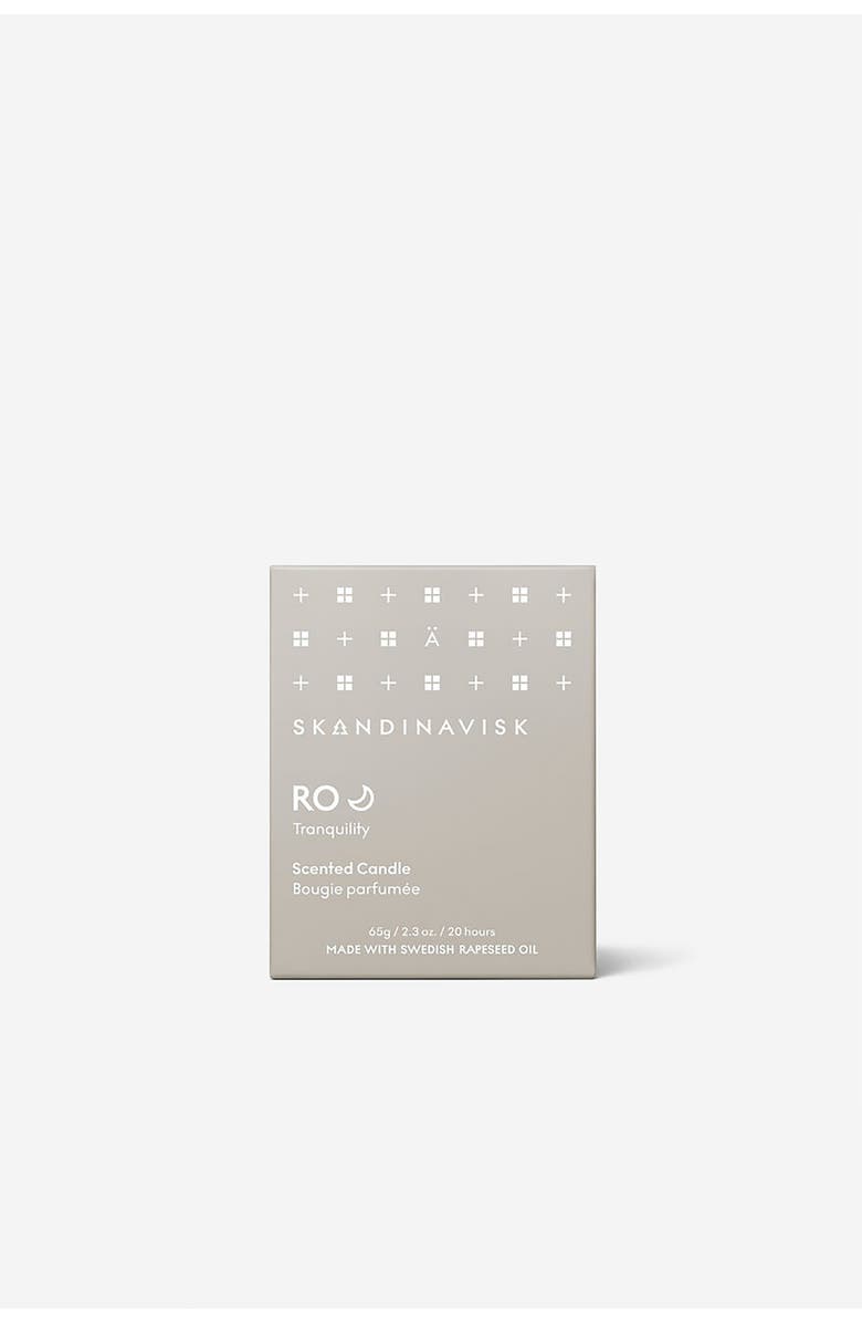 SKANDINAVISK RO Scented Candle 65g, Alternate, color, Grey