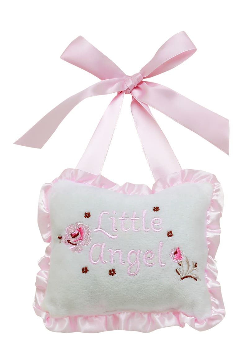 Little Angel Blanket and Pillow Set, Alternate, color, PINK