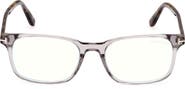 TOM FORD 51mm Square Blue Light Blocking Reading Glasses