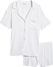 Eberjey Relaxed Rib Short Pajamas
