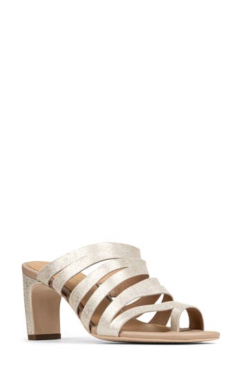 Donald Pliner Havanna Sandal In Silver