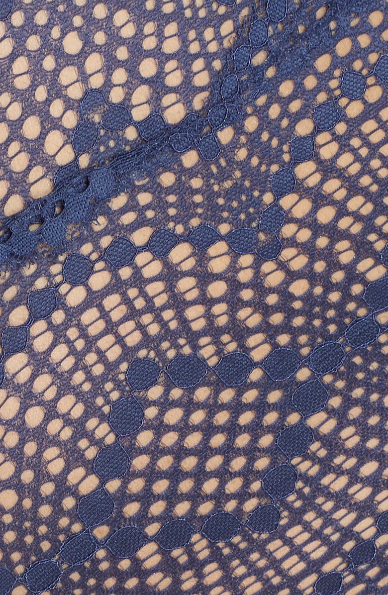 Oh La La Cheri Plunge Neck Lace Teddy, Alternate, color, 