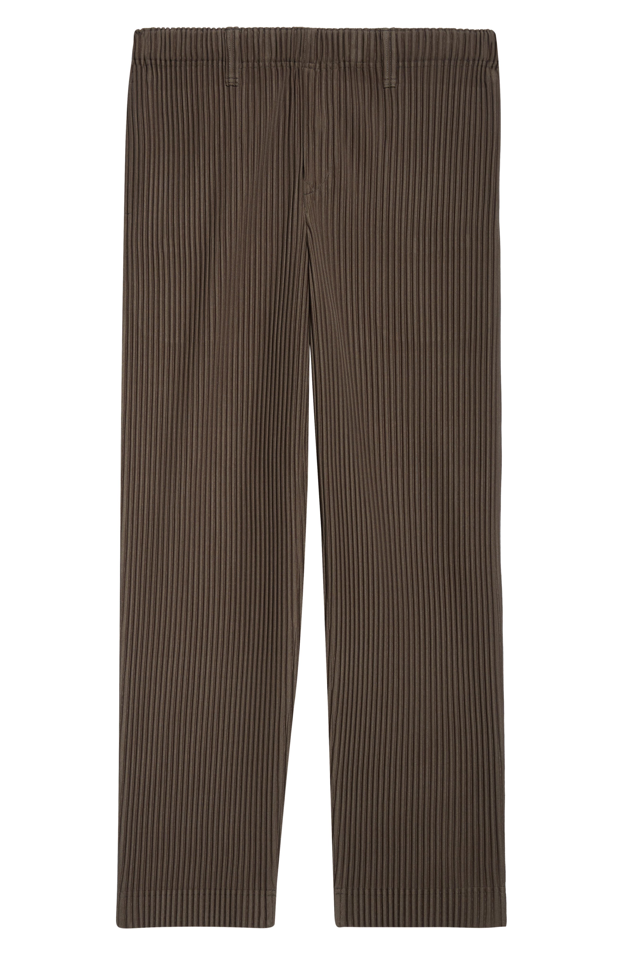 Tailored Pleats 2 Straight Leg Pants (Men) | Nordstrom