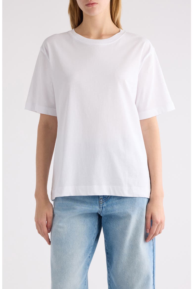 Heydu Cotton T-Shirt, Main, color, WHITE