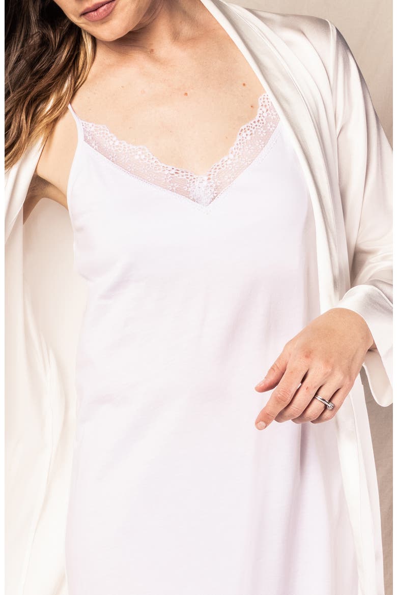 Silk Robe, Alternate, color, WHITE