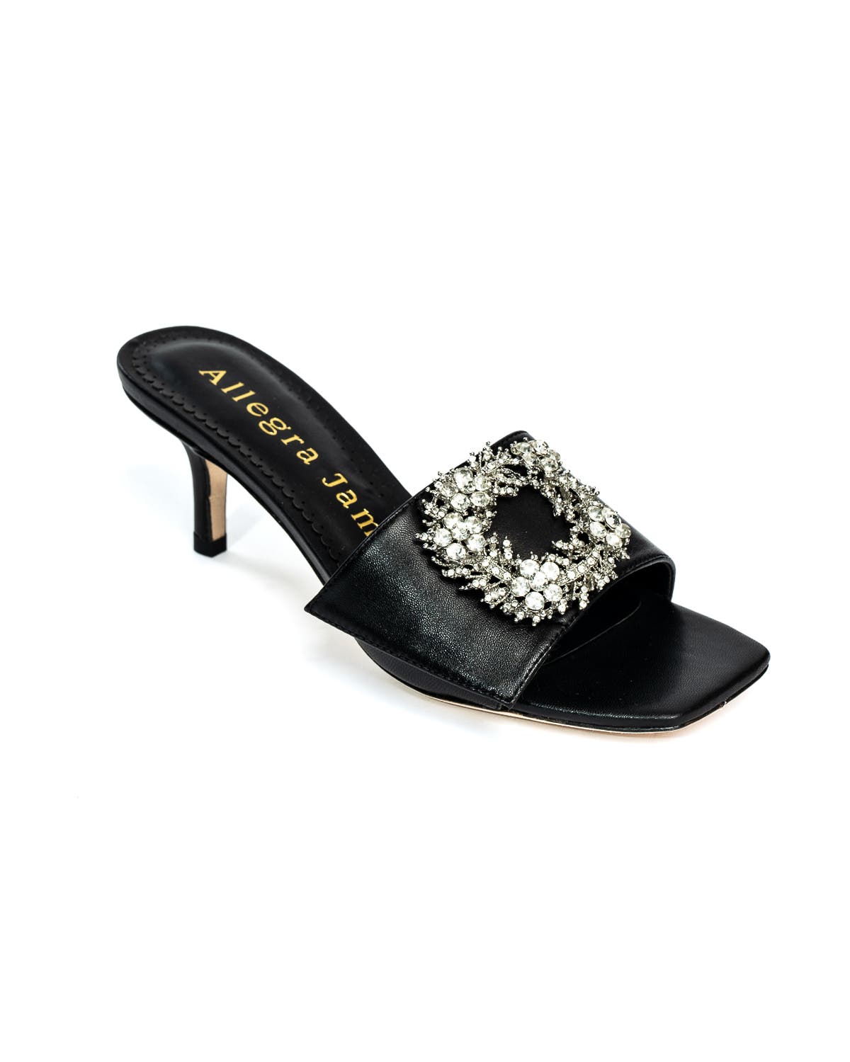 Allegra James Harper Leather Sandal, Alternate, color, 