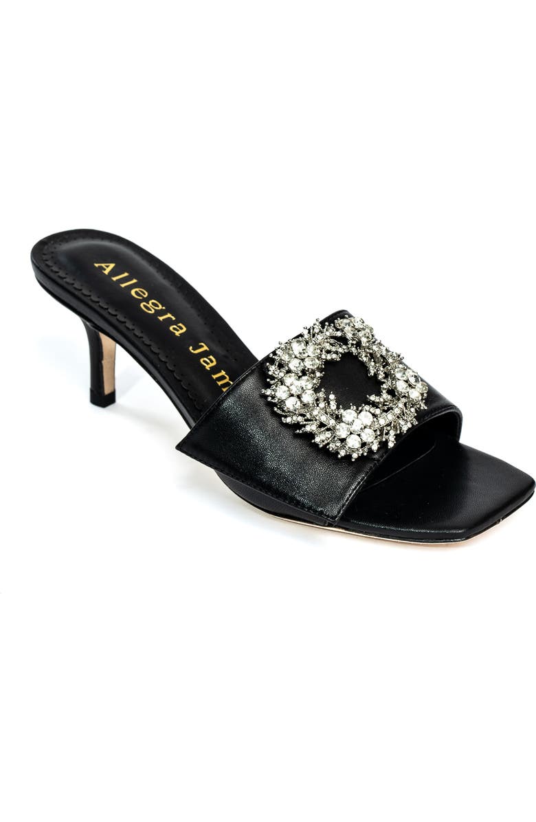 Allegra James Harper Leather Sandal, Alternate, color,