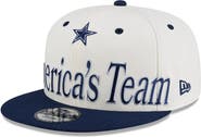New Era Men's New Era Cream Dallas Cowboys Oversized Slogan 9FIFTY Snapback Hat