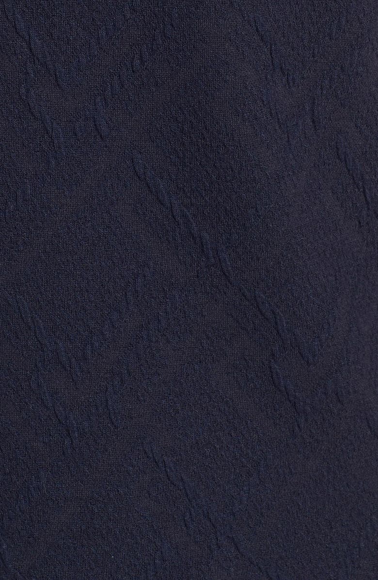 Classiques Entier<sup>®</sup> 'Stamped Structure' Leather Trim Top, Alternate, color, Navy Evening