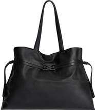 Sam Edelman Large Poppy Drawstring Leather Crossbody Bag