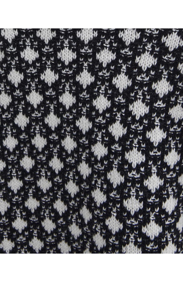 Barbour Paulette Cotton Blend Sweater, Alternate, color, Black/ Cloud