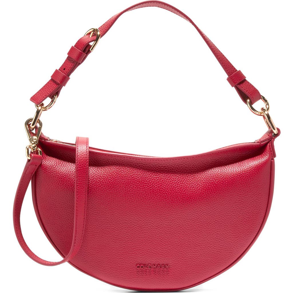 Cole Haan Elizabeth Leather Crossbody Bag In Red