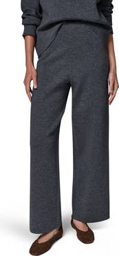 Donna Karan New York Pull On Merino Wool Blend Full Leg Pants