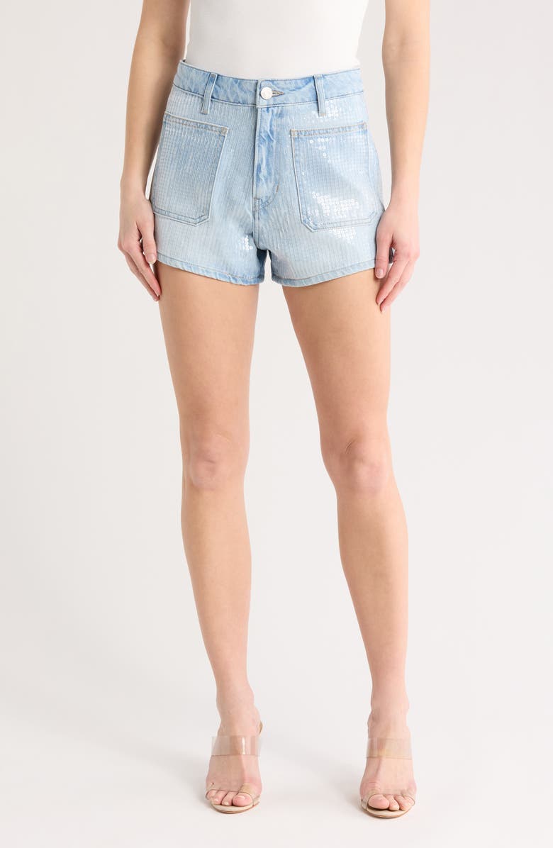 FRAME Sequin Shorts, Main, color, Trevi