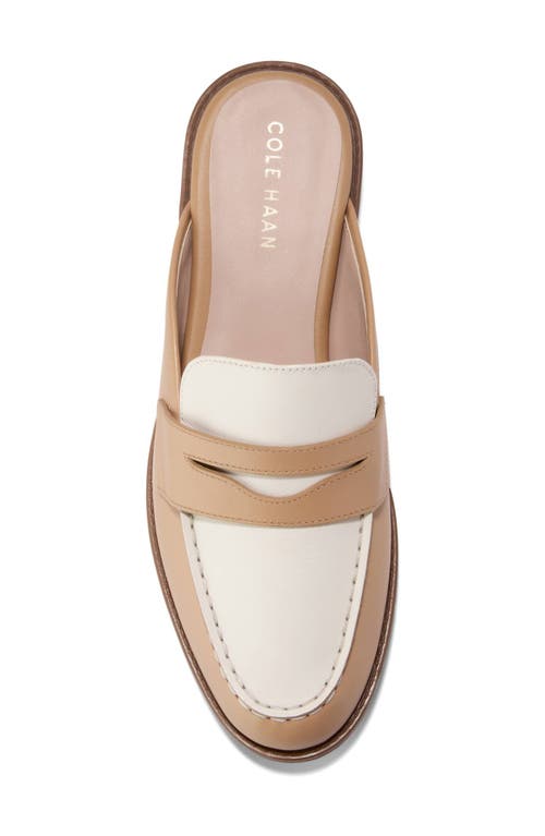Cole Haan Stassi Penny Loafer In Tuscan Sand/ivory Leather