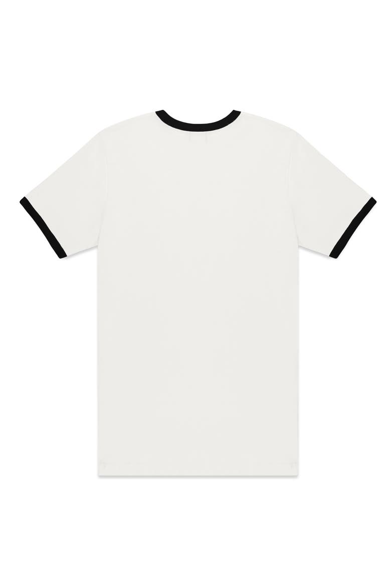 Mens Ghost Jersey Ringer Tee, Alternate, color, Vin White Black