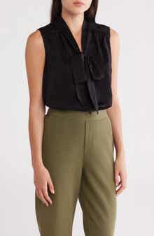 Gemma + Jane Tie Front Sleeveless Top