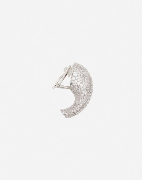 Lanvin Haute Séquence Rhinestone Earrings In Silver/crystal