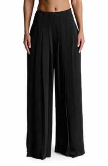 Naked Wardrobe Pleated Wide Leg Pants