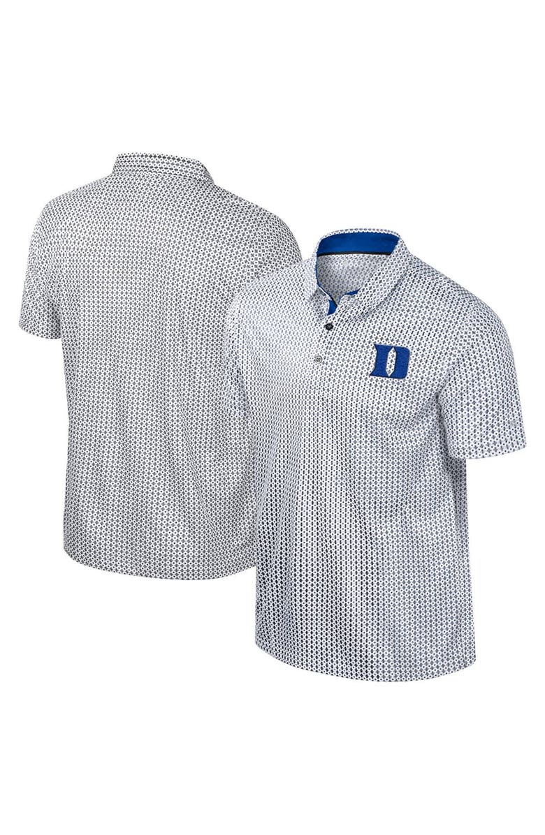 COLOSSEUM Men's Colosseum Black Duke Blue Devils Big & Tall Marty Rival Polo, Main, color, 