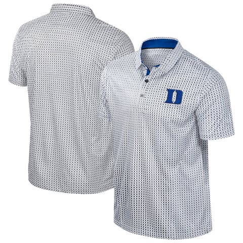 Men's Colosseum Black Duke Blue Devils Big & Tall Marty Rival Polo