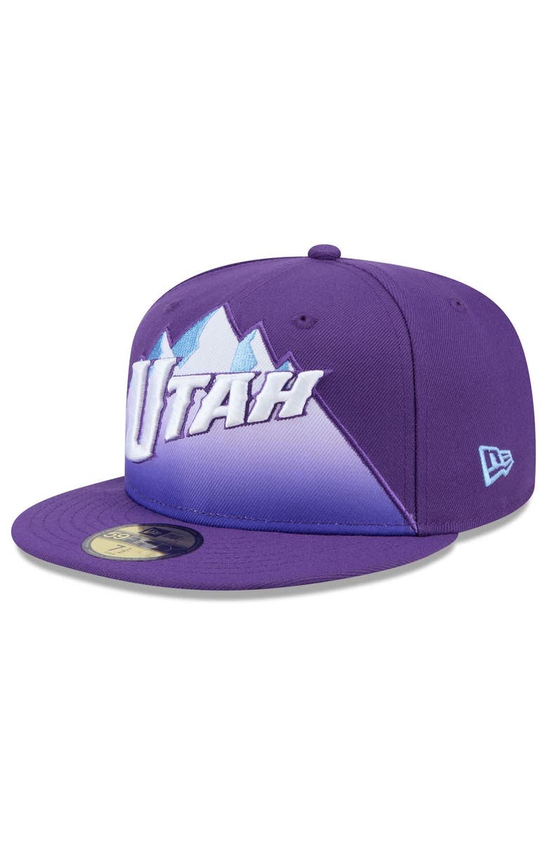 New Era Men's New Era  Purple Utah Jazz 2024/25 City Edition 59FIFTY Fitted Hat, Alternate, color, 