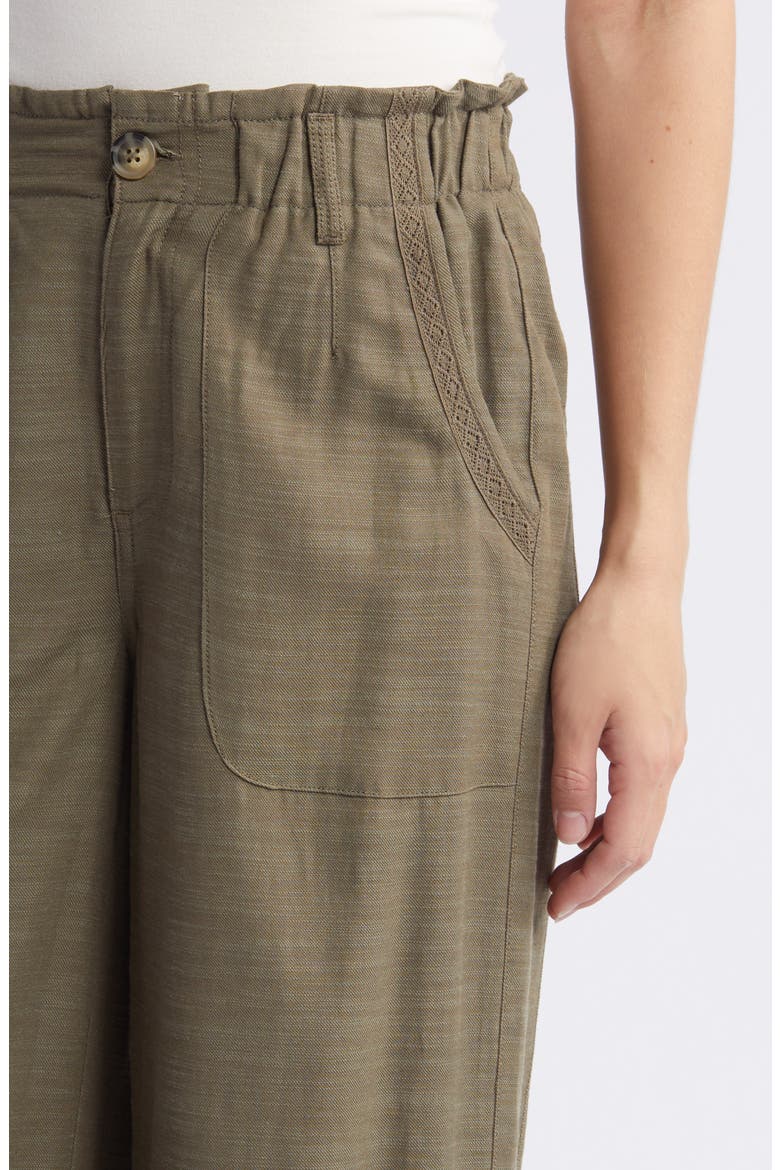 Sky Rise Wide Leg Pants, Alternate, color, OLIVE DRAB